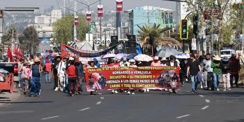 Manifestación de la 28 de Octubre paralizó la capital poblana 
