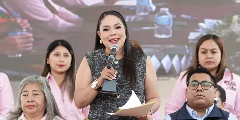 Tonantzin Fernández propone crear la Secretaría de la Mujer en San Pedro Cholula