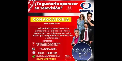 Huaquechula será escenario de Televisa: lanzan convocatoria para extras en “El Renacer de Luna”