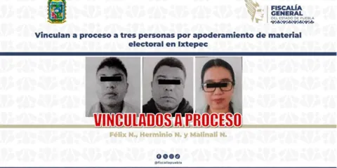 Vinculan a proceso a tres personas por robo de material electoral en Ixtepec