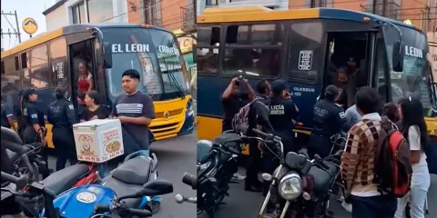 Hombre con machete provoca pánico en transporte público de Atlixco