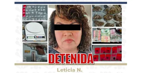 Detienen a mujer en Cholula por vender droga desde negocio disfrazado
