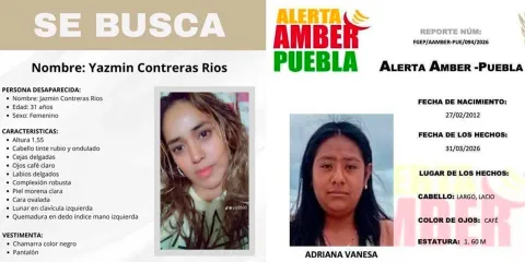 Desaparecen una mujer y un niña en Tlahuapan y Texmelucan 