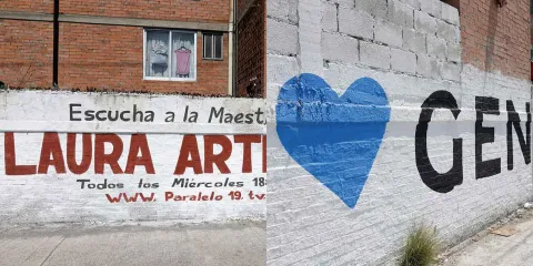 Morena vs PAN en Puebla: choque por pinta de bardas rumbo a 2027