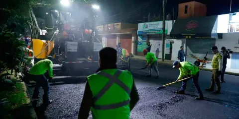 Rehabilitación de avenida Las Margaritas avanza 67%; gobierno estatal mejora movilidad urbana