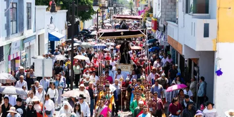 San Andrés Cholula refuerza seguridad en la Ruta de la Fe durante Semana Santa