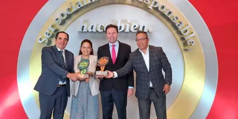 Agua de Puebla refrenda su compromiso social y obtiene por quinto año consecutivo el Distintivo ESR®
