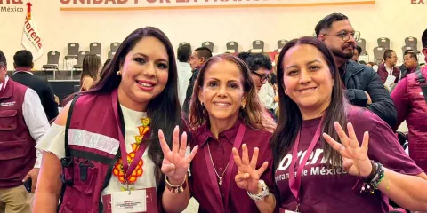 Tonantzin Fernández participa en Congreso de Morena y respalda nueva dirigencia nacional
