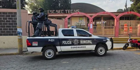 Desalojan Secundaria Técnica 45 de Coronango tras amenaza contra docentes