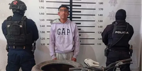 Detienen a ladrón y lo reconocen por otros asaltos en Texmelucan