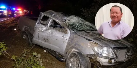 Fatal volcadura del edil de Ahuatlán; murió la titular del Registro Civil