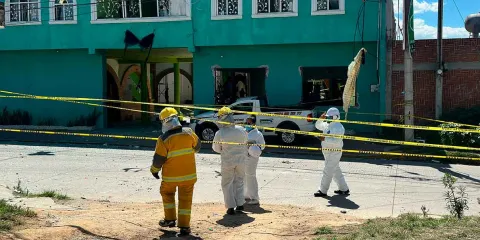  17 lesionados y casas con daños por explosión en vivienda de Cuautlancingo