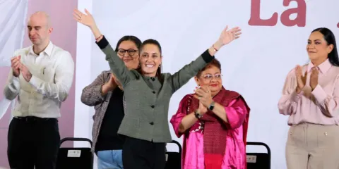 Sheinbaum tiene en Puebla apoyo y reconocimiento: PT