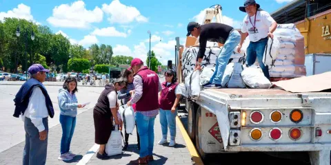 Tonantzin Fernández fortalece apoyos alimentarios para familias vulnerables en San Pedro Cholula