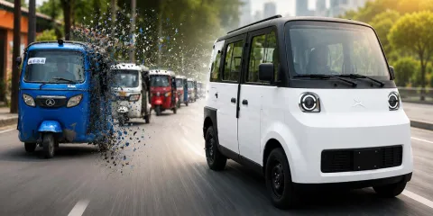 Fuerza por México en contra de sustituir mototaxis por autos Olinia