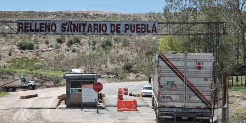 Relleno sanitario de Puebla aún no recibe basura de municipios conurbados