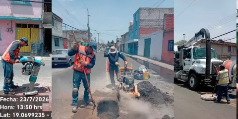 Agua de Puebla da mantenimiento permanente a la red de drenaje y coordina acciones con SOAPAP y la Secretaría de Infraestructura