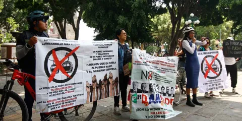 Cablebús en Puebla podría retrasarse por inconformidad ciudadana