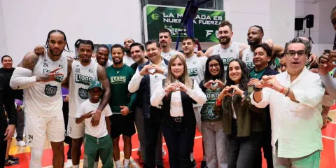 Con Lobos Puebla, Gobierno del Estado promueve el básquetbol profesional