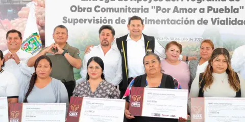 Gobierno estatal impulsa obra comunitaria y moderniza Central de Abasto Huixcolotla
