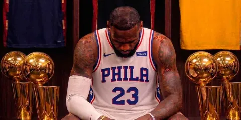 LeBron James continuará su carrera en la NBA pero ahora con los Philadelphia 76ers