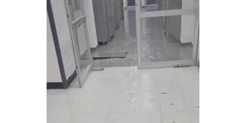 Hospital General de Huejotzingo presenta filtraciones tras intensa lluvia