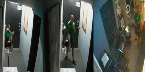 RATA abrió un boquete con un mazo para robar en local de tatuajes 