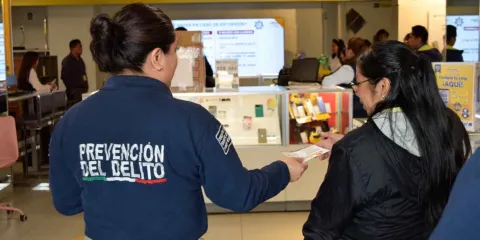 Refuerza Gobierno de Tonantzin Fernández acciones de prevención de la extorsión en el sector comercial