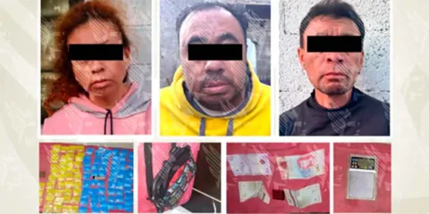 Catean punto de narcomenudeo en San Salvador El Verde y detienen a tres