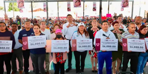 Alejandro Armenta lleva servicios de salud, apoyos alimentarios y obra comunitaria a San Sebastián de Aparicio