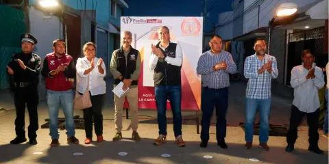 Con Puebla Brilla, José Chedraui moderniza al 100% alumbrado en Jardines de San José