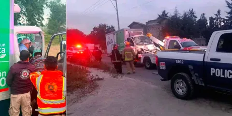 Trabajador de Lala terminó prensado tras accidente en Tlachichuca