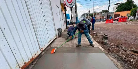 Supervisa Gobierno de Pepe Chedraui trabajos de rehabilitación vial en San Felipe Hueyotlipan