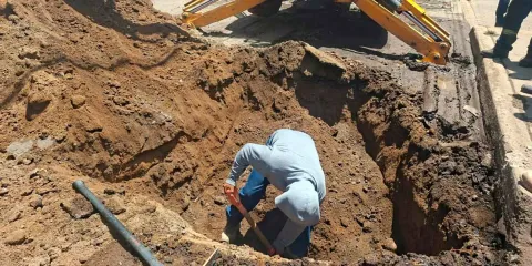 Agua de Puebla inició la rehabilitación de las redes de agua potable y drenaje sanitario en la colonia Ignacio Zaragoza