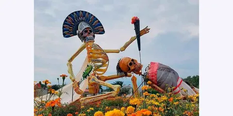 Ruta del Mictlán llenará de cempasúchil los viveros de Atlixco