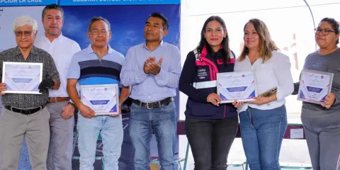 Inaugura Lupita Cuautle obra con punto de monitoreo inteligente en Concepción la Cruz
