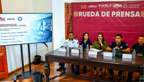 Tonantzin Fernández consolida acciones de seguridad y proximidad social en San Pedro Cholula