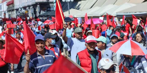 Antorcha suspende marcha en Puebla tras acuerdo para atender inseguridad