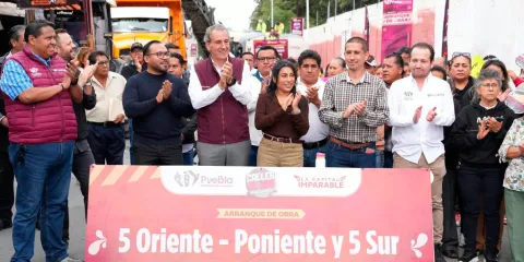 Arranca Pepe Chedraui rehabilitación vial en San Francisco Totimehuacan