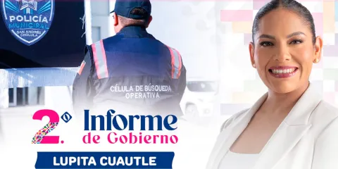 Presenta Lupita Cuautle 2° Informe de Gobierno; destaca la creación Célula dedicada a la búsqueda de personas 