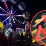 Así fue el momento en que una mujer SALIÓ VOLANDO de un juego mecánico