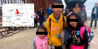 Tres niños de Atlixco cruzaron solos la frontera de Estados Unidos