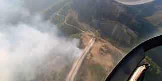 Dos incendios forestales en Puebla aún se mantienen activos