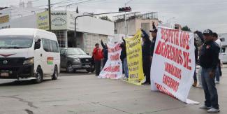 Otro cierre vial en protesta por cierre de Junta de Conciliación