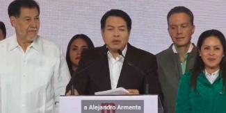 ENCUESTAS dieron como ganador a Armenta en Puebla: Morena  