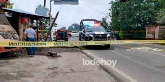 Sicarios persiguieron y balearon a dos sujetos en Xicotepec; uno murió