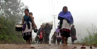 Habitantes de zona fronteriza de Chiapas huyen para evitar el reclutamiento forzado