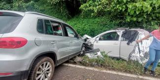Un muerto y tres heridos, deja accidente en la carretera Pachuca-Tuxpan
