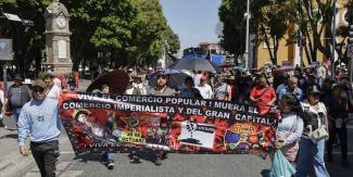 28 de Octubre provoca caos en el centro de Puebla