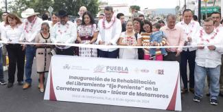  Izúcar recibió un renovado del Libramiento “Eje Poniente”